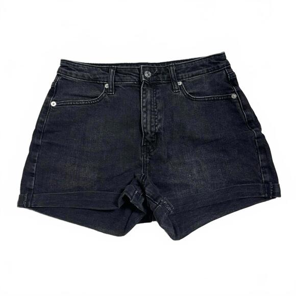 wild fable Pants - Wild Fable Black Denim High Rise Cotton Jean Shorts- Size 6